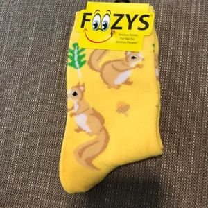 NWT funny squirrel socks 🐿